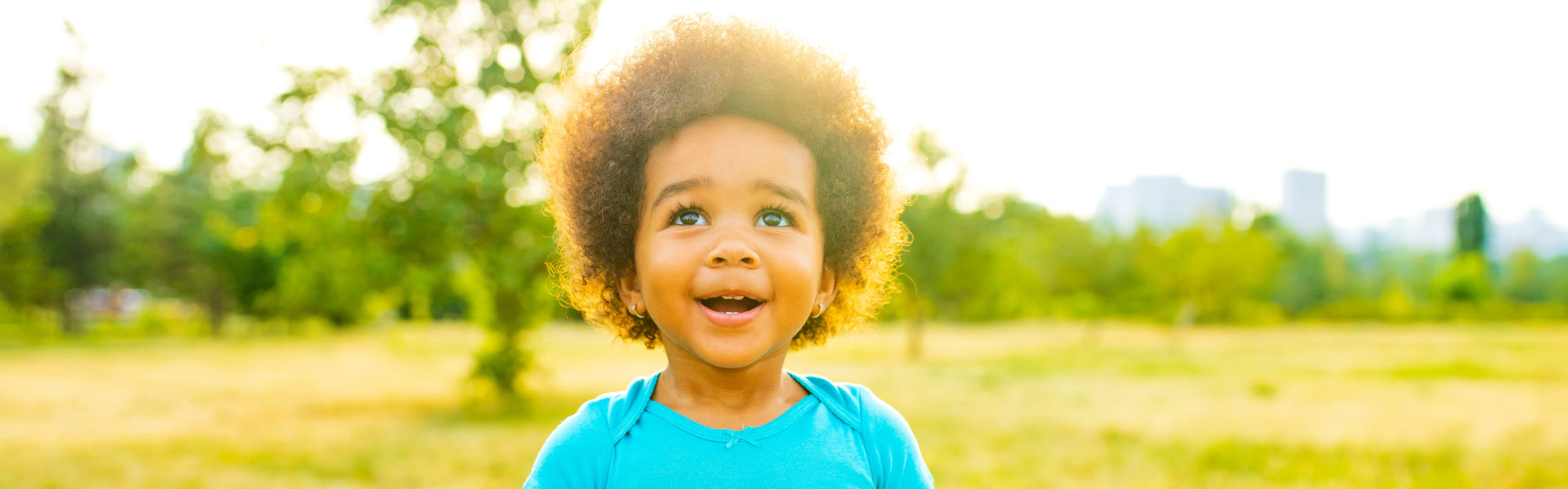 child smiling