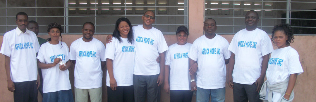 group of volunteers gathering in one place
