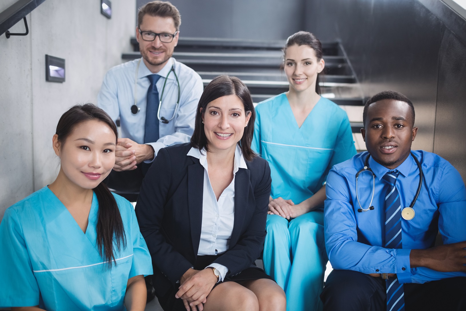 a group of healthcare doctors