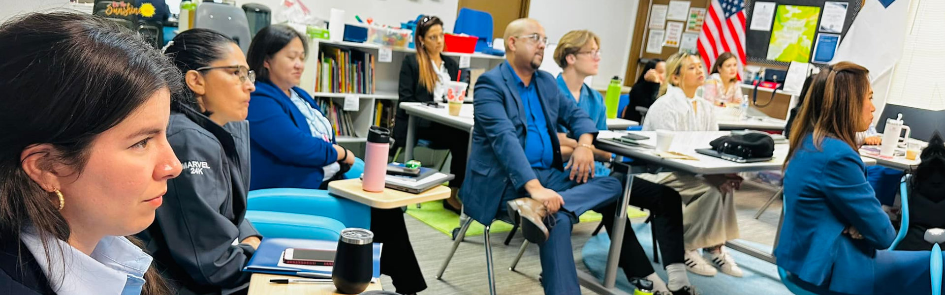 school staff in a meeting