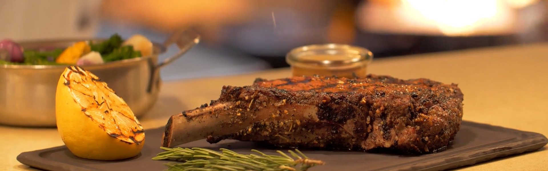 grilled steak