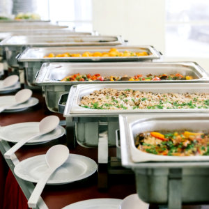catering buffet food table