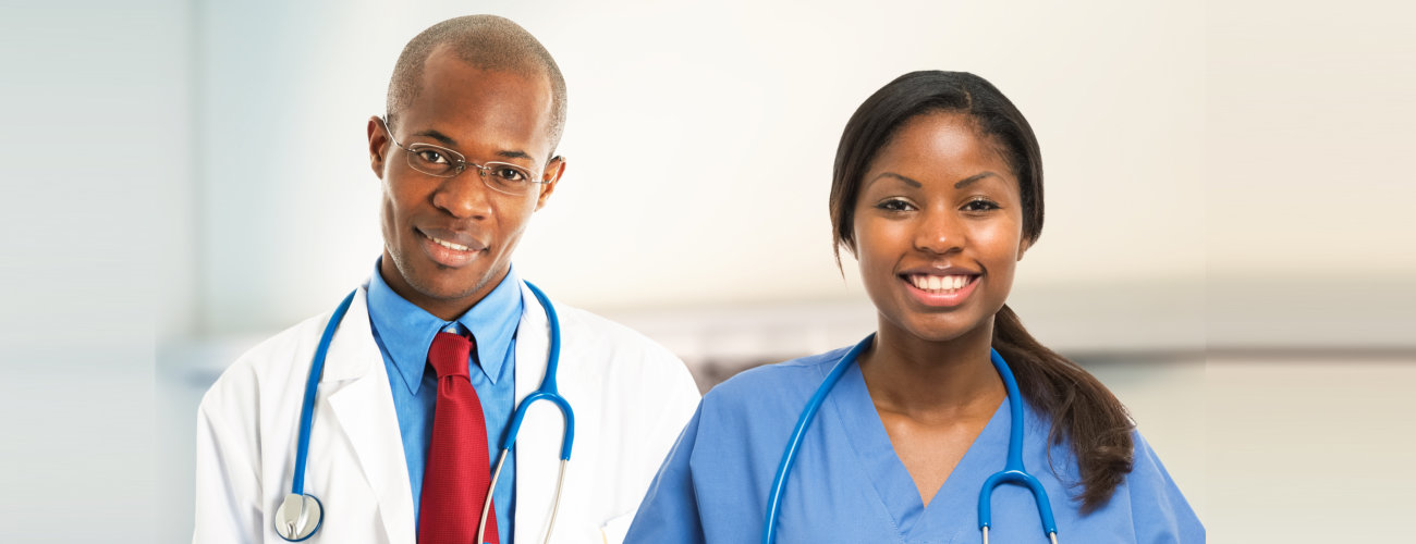 doctors smiling