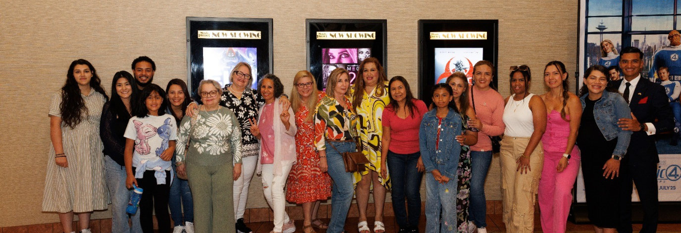 group of people smiling