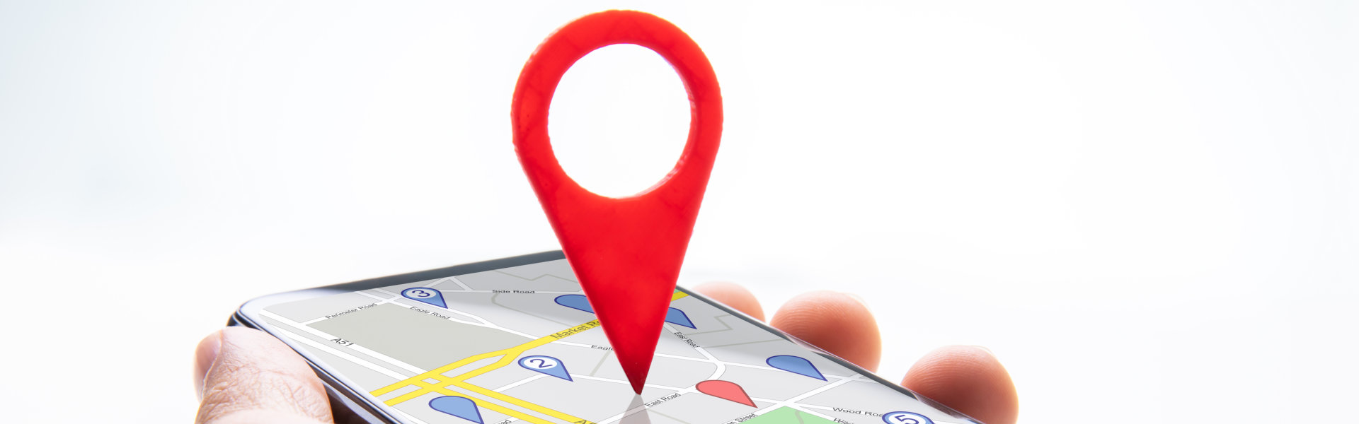 smartphone location map