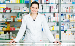 a pharmacist in the pharmacy