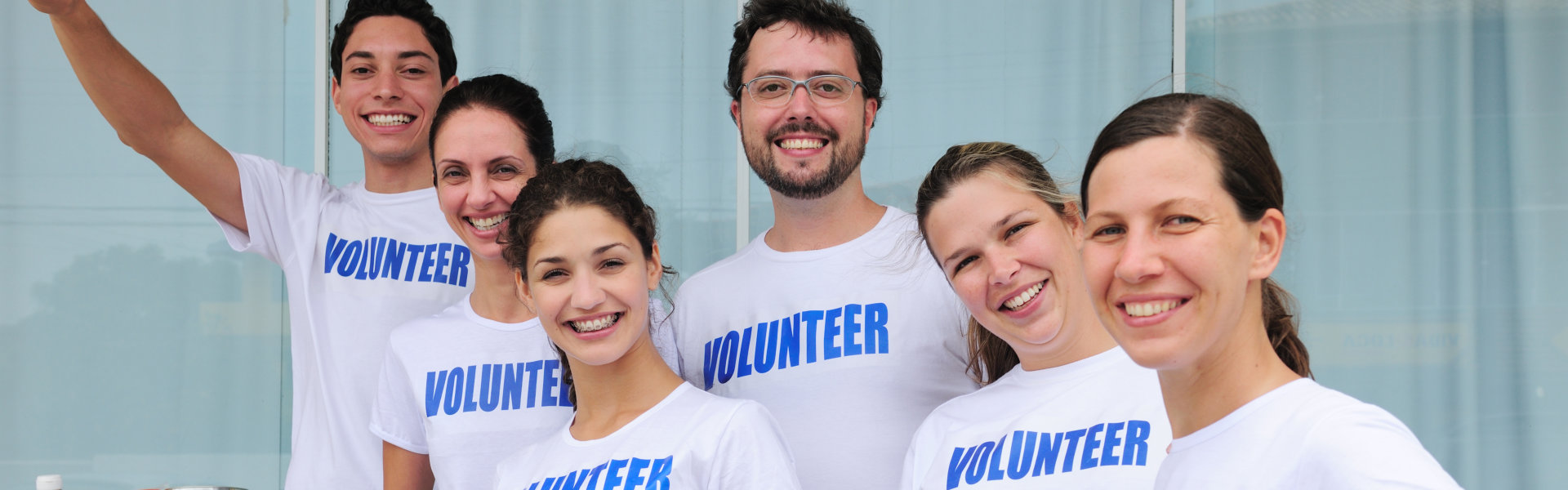 group of volunteers