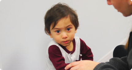 boy having physical therapy for injured hands